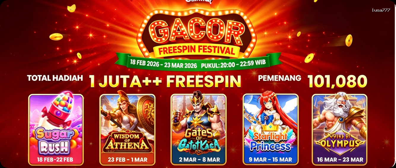 Login lusa777 Sekarang Bonus Melimpah
